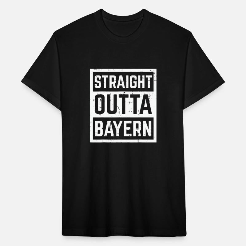 Straight Outta Bayern Bavarian Oktoberfest Men Wom