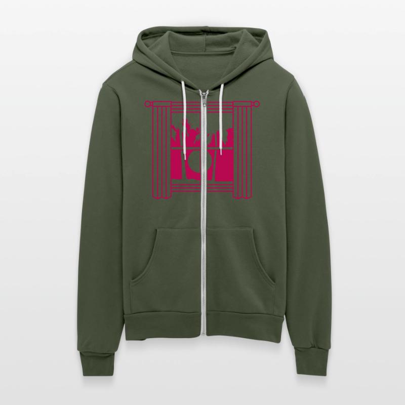 Sun palm tree window