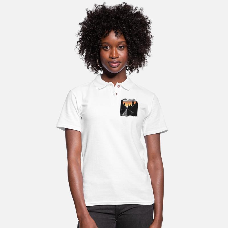 Sunset Over Historic Village Skyline