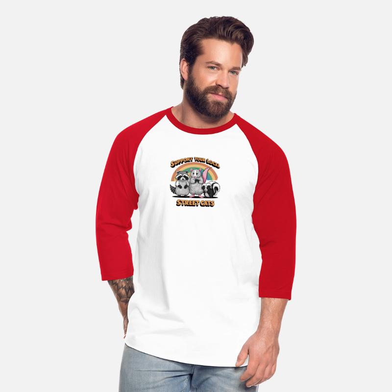 Support Your Local Street Cats Raccoon T-Shirt
