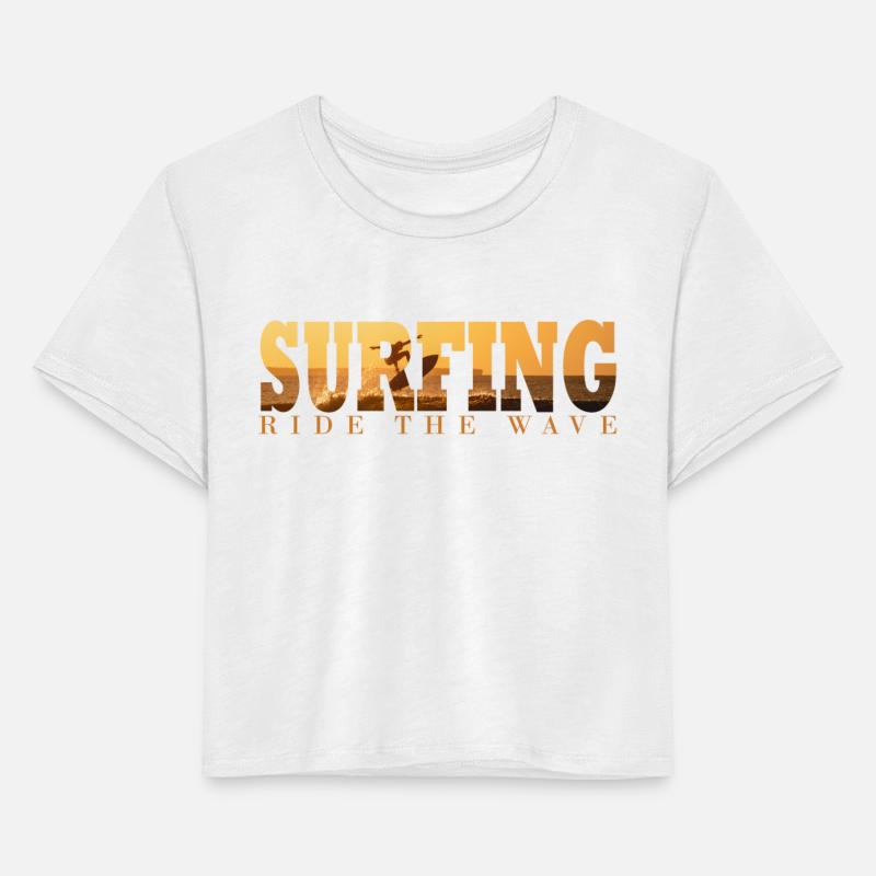 Surfing Surf Surfer Riding Waves T-Shirt