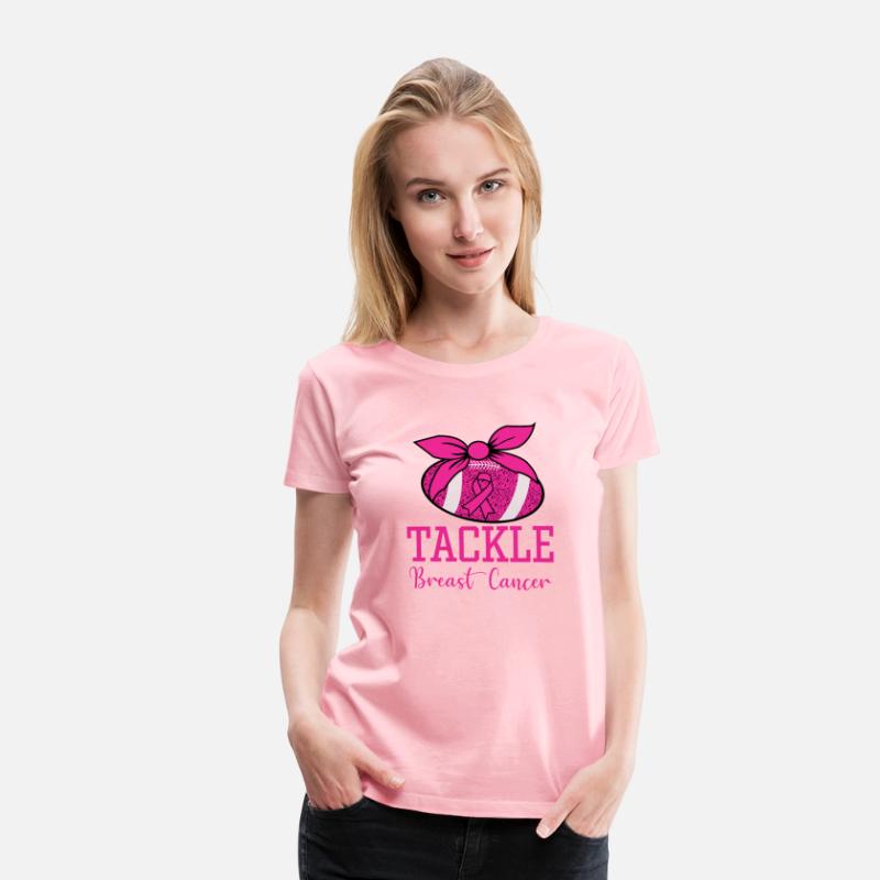 Tackle Football Pink Ribbon Breast Cancer