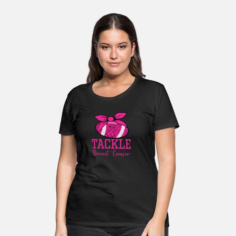 Tackle Football Pink Ribbon Breast Cancer