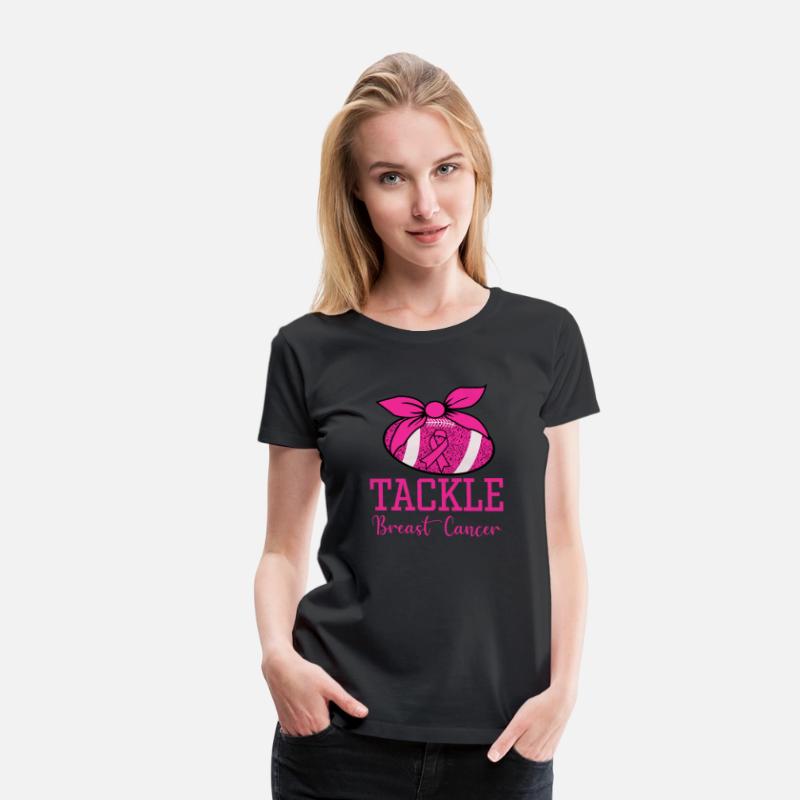 Tackle Football Pink Ribbon Breast Cancer