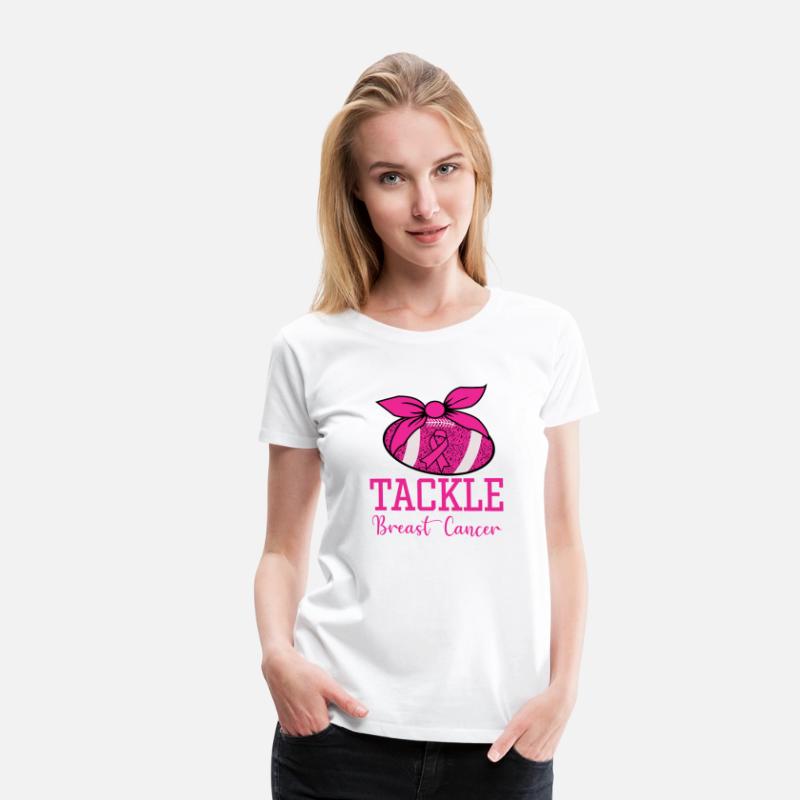 Tackle Football Pink Ribbon Breast Cancer