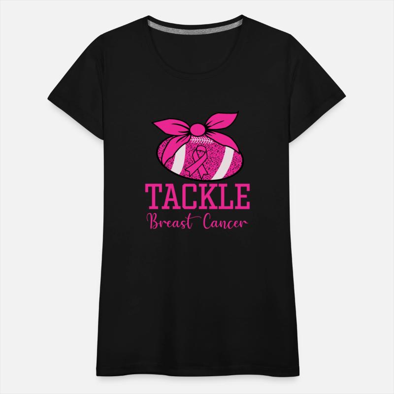 Tackle Football Pink Ribbon Breast Cancer