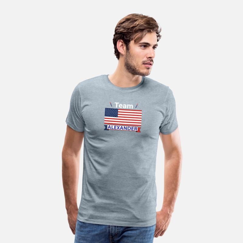 Team Alexander USA American Flag Stripe