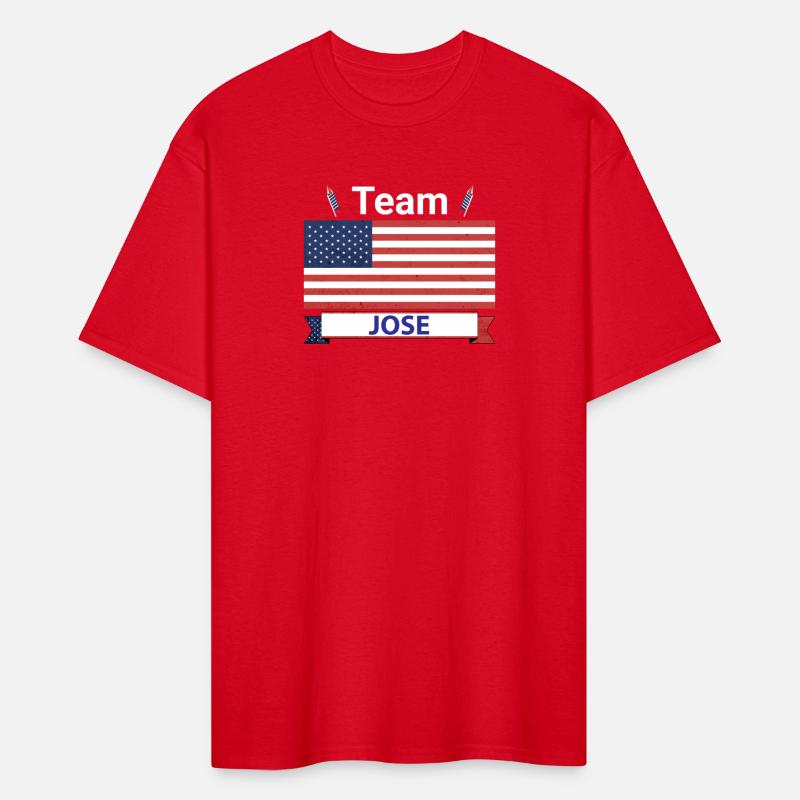 Team Jose USA American Flag Star Stripe