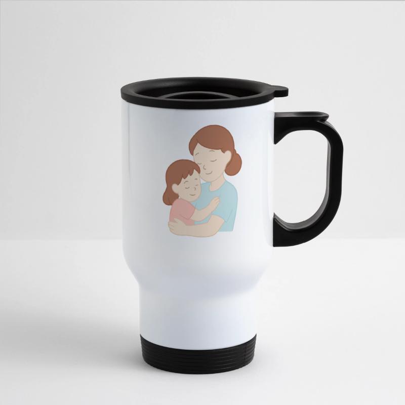 Tender Mother and Child Embrace Artwork