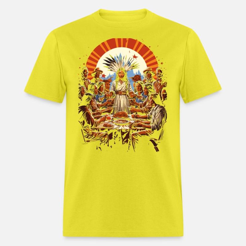 Thanksgiving Unity Pilgrims and American Indian