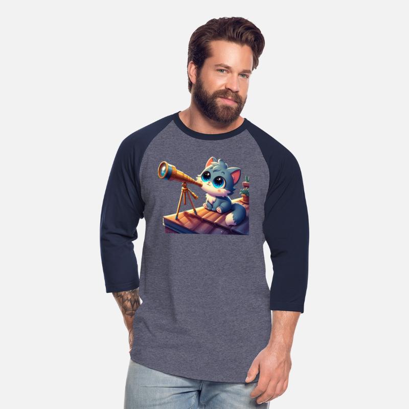 The cat is busy observing the stars