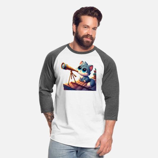 The cat is busy observing the stars