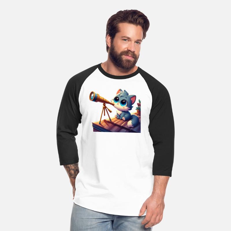 The cat is busy observing the stars