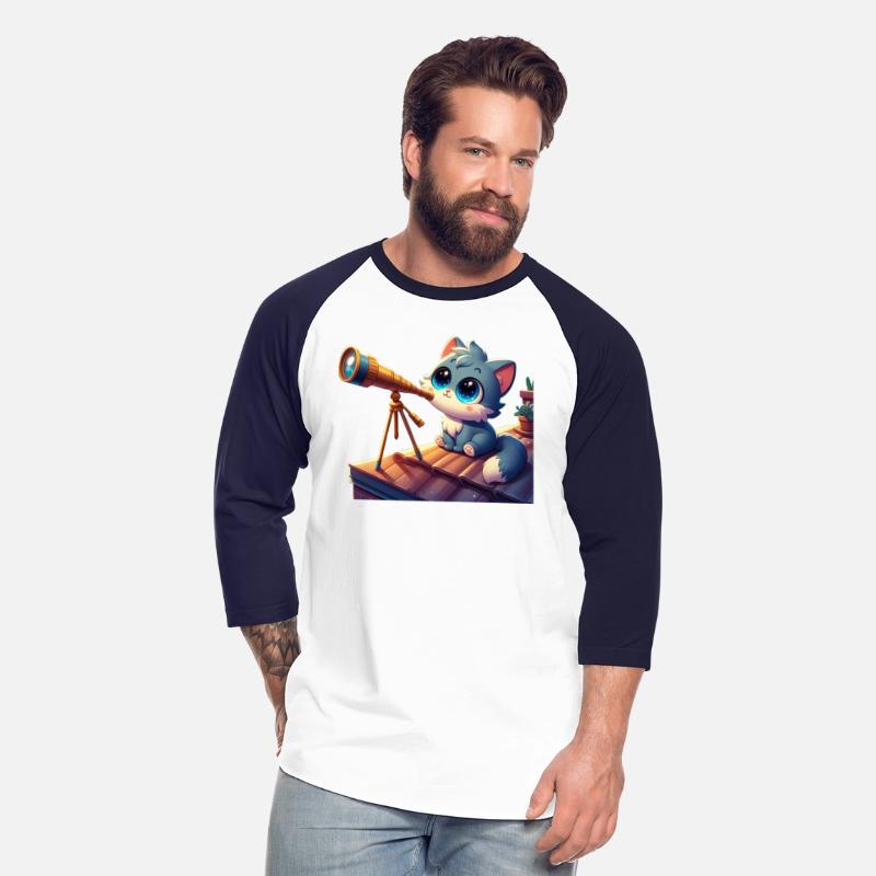 The cat is busy observing the stars