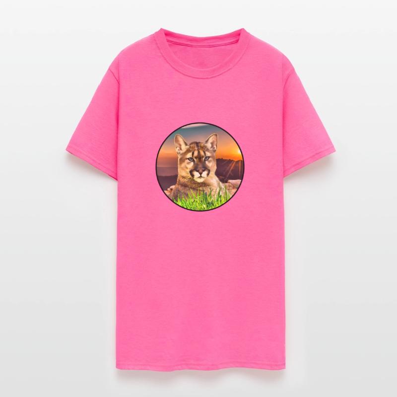 The Coguar wild cat in freedom