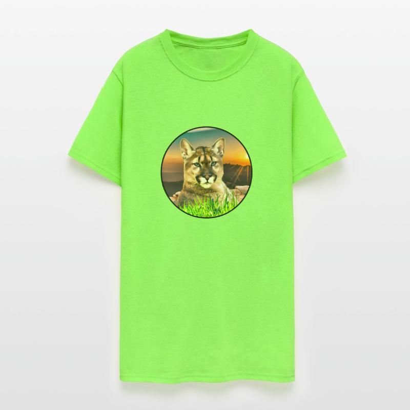 The Coguar wild cat in freedom