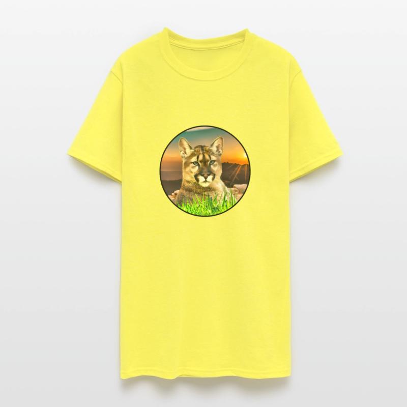 The Coguar wild cat in freedom