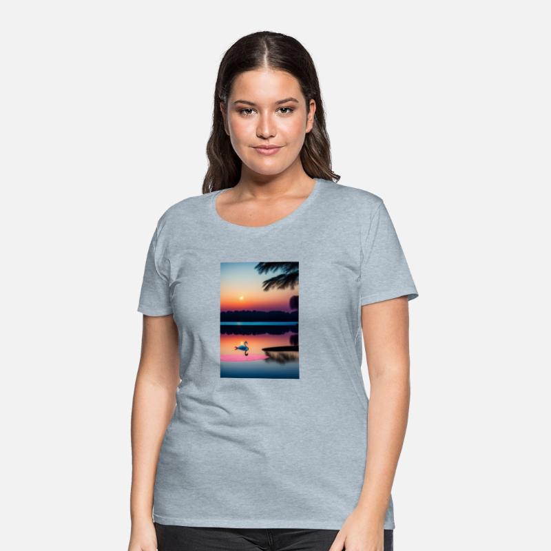 The image is of a serene lake 3