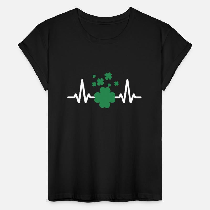 The pulse line of the shamrock is St. Patrick's