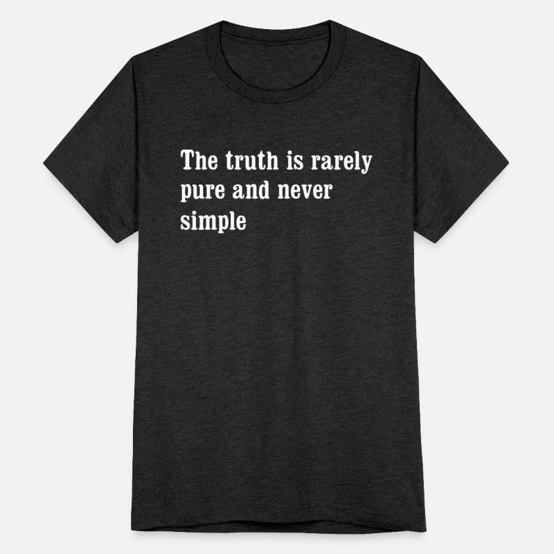 The truth is rarely pure and never simple
