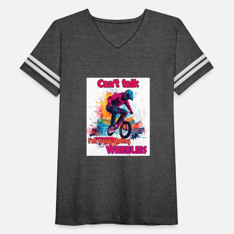 Too Busy Doing Wheelies to Talk - Funny Bike Gift,
