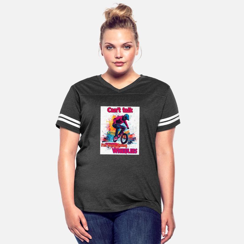 Too Busy Doing Wheelies to Talk - Funny Bike Gift,