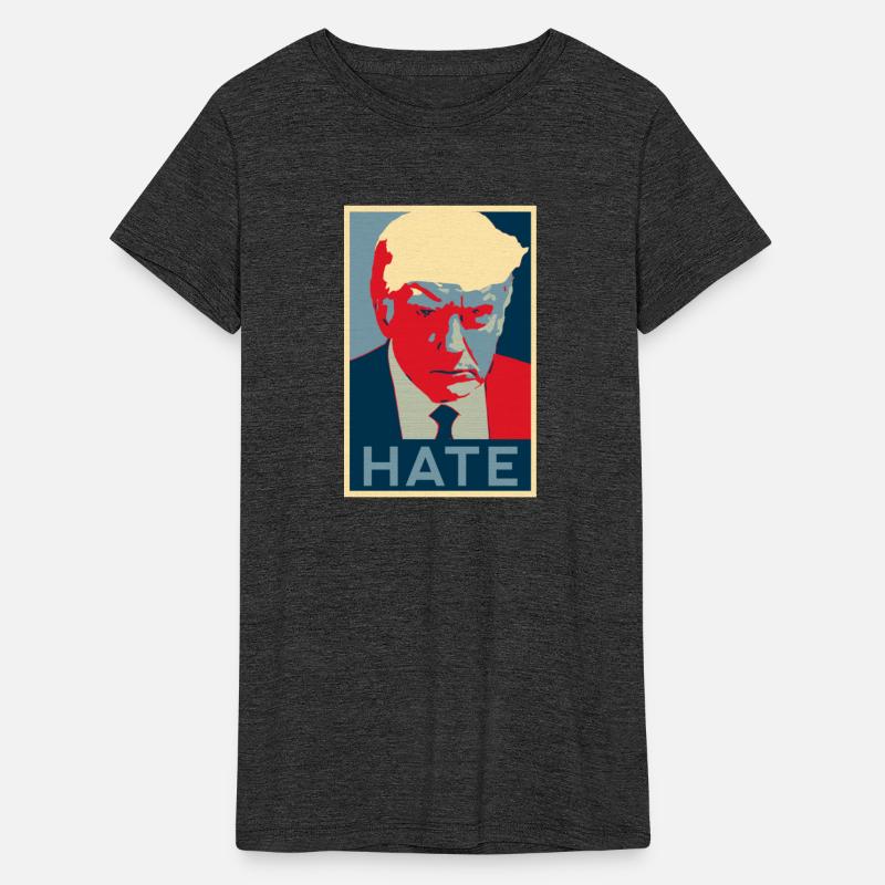 Trump mug shot Obama HOPE poster style