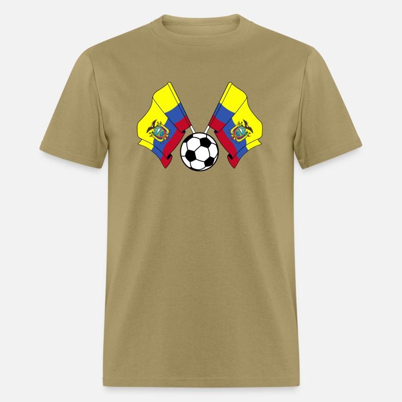 Two Ecuador flags soccer ball