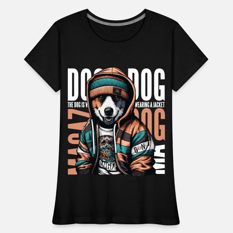 URBAN CHIC: DOG EMBRACES CITY LIFE IN STYLE