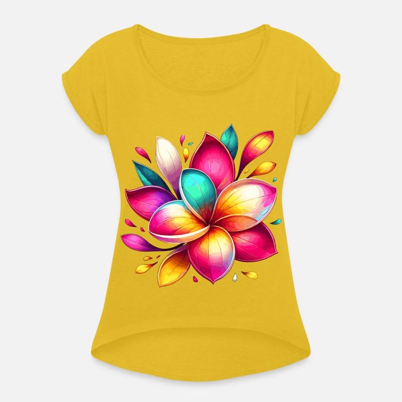 Vibrant Floral Burst in Rainbow Colors