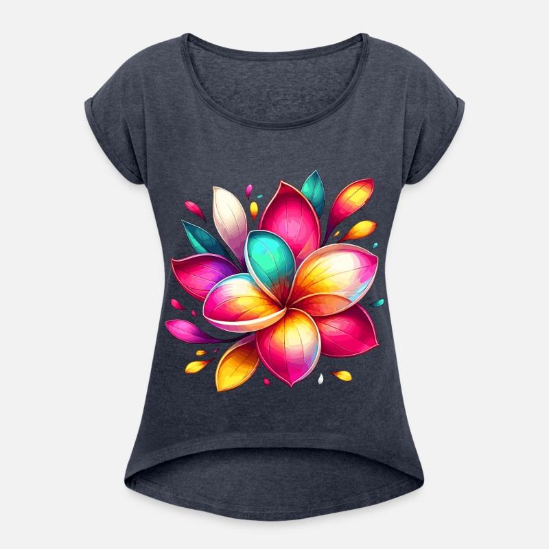 Vibrant Floral Burst in Rainbow Colors