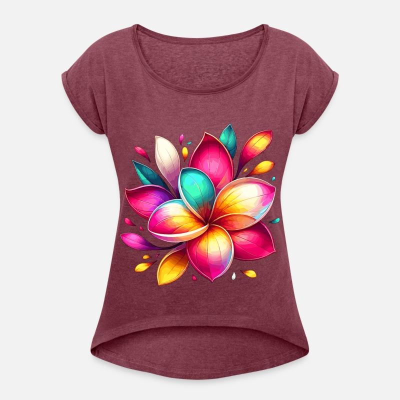 Vibrant Floral Burst in Rainbow Colors