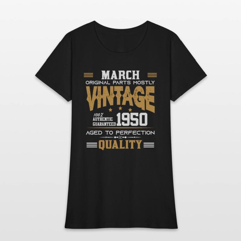 Vintage Aged To Perfection March 1950