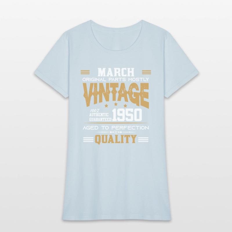 Vintage Aged To Perfection March 1950