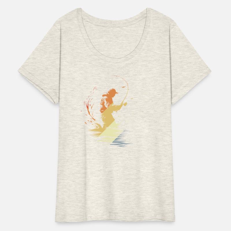 Vintage Fishing Guy Graphic