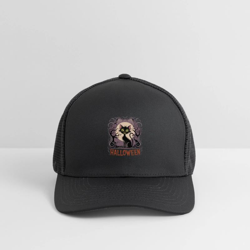 Vintage HallowVintage Haeen Black Cat in Moonlight