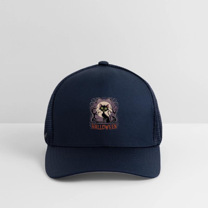 Vintage HallowVintage Haeen Black Cat in Moonlight