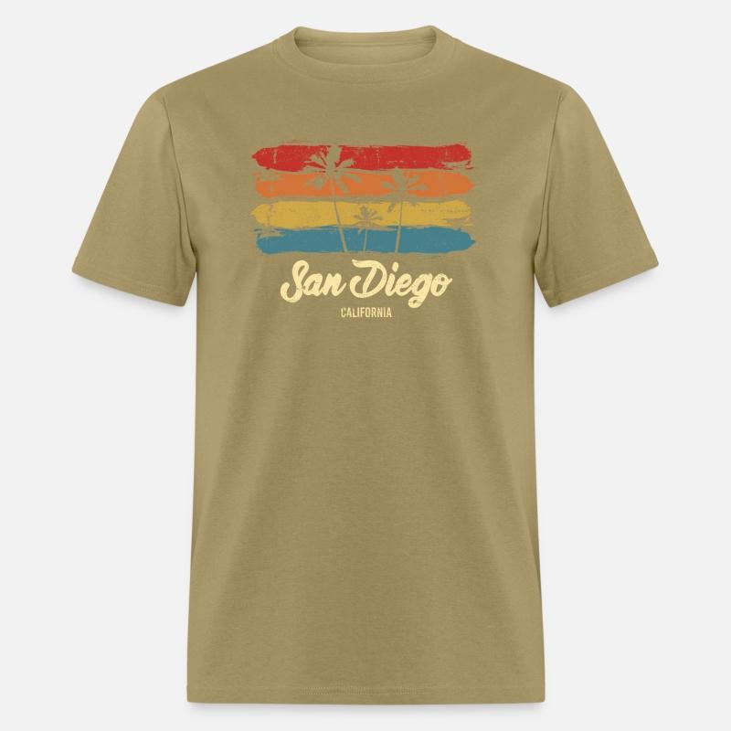 Vintage San Diego California Palm Trees Ca