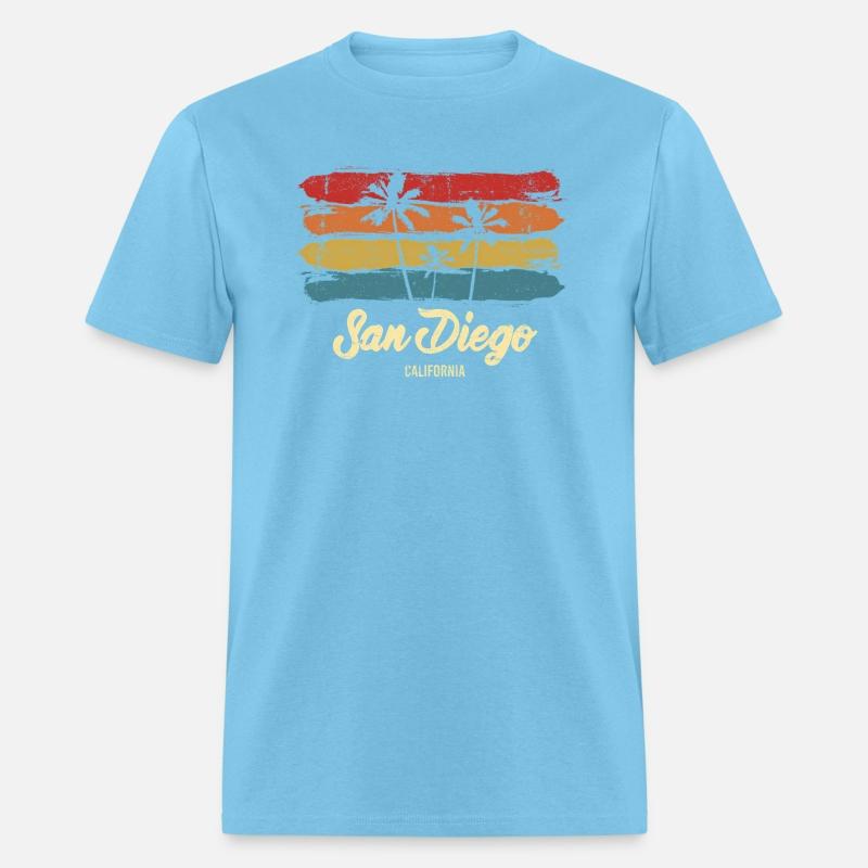 Vintage San Diego California Palm Trees Ca