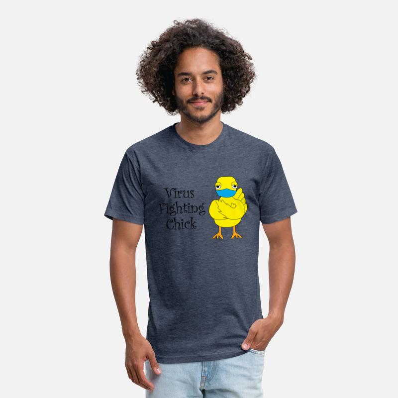 Virus Fighting Chick Side Text