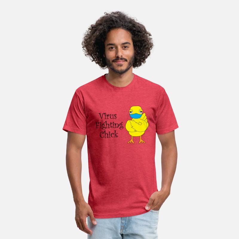 Virus Fighting Chick Side Text