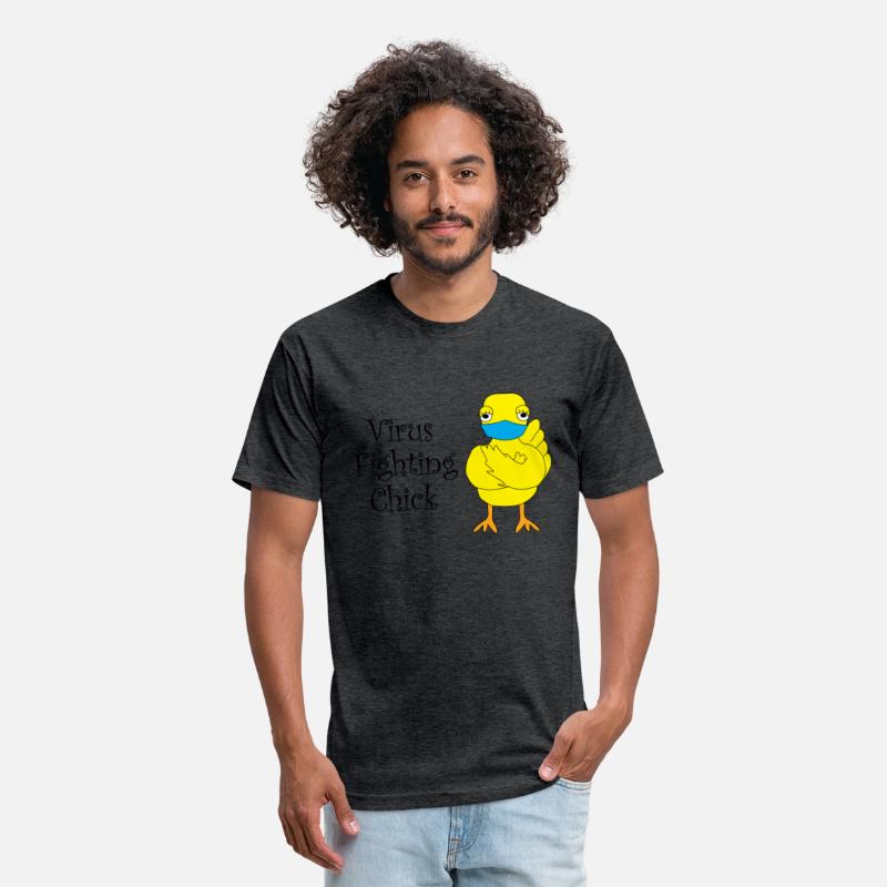 Virus Fighting Chick Side Text