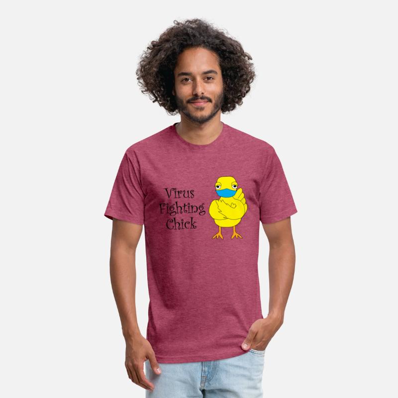 Virus Fighting Chick Side Text