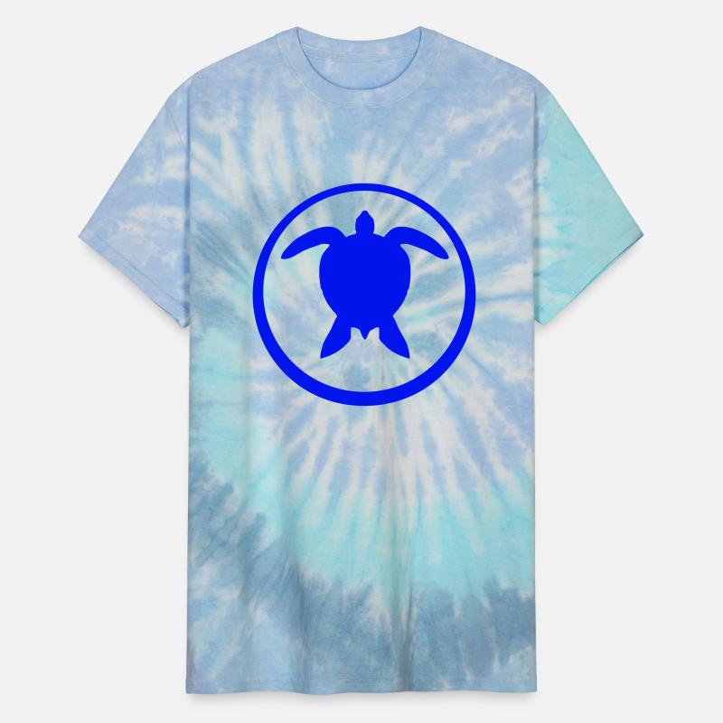 Water turtle circle round silhouette symbol logo