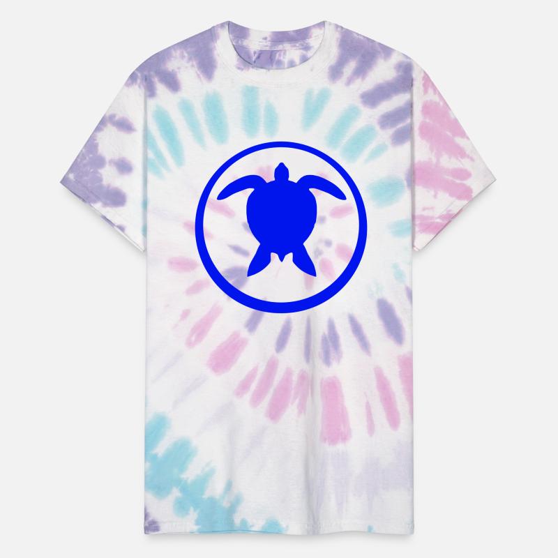 Water turtle circle round silhouette symbol logo