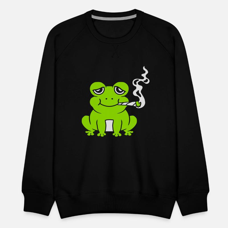 weed joint frog stoned