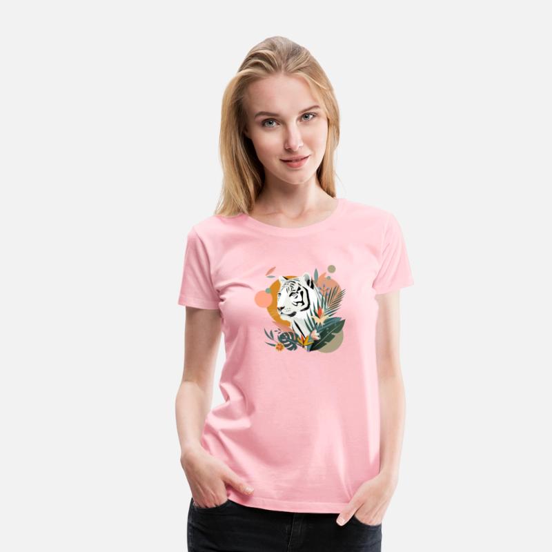 White Tiger in the Jungle - Modern Nature Design