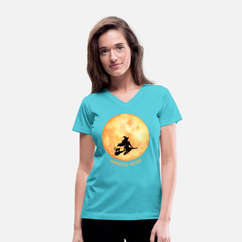 Wicked Cat Witch Funny Halloween Witch