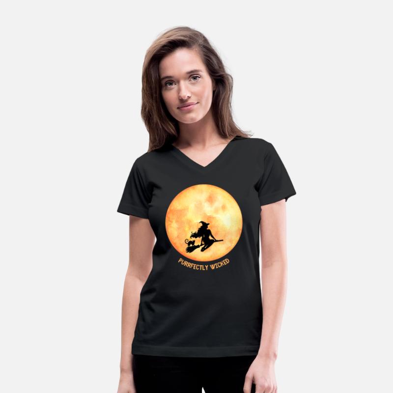 Wicked Cat Witch Funny Halloween Witch