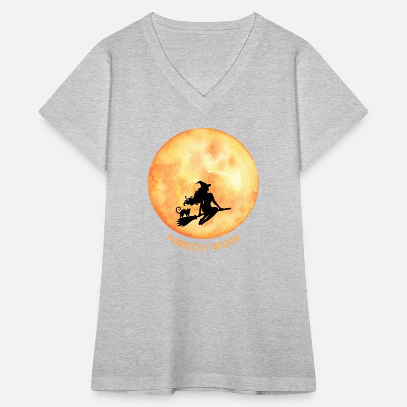 Wicked Cat Witch Funny Halloween Witch